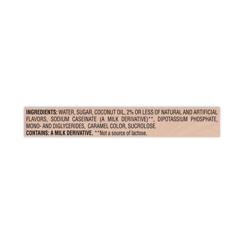 Image of Coffee mate® Liquid Coffee Creamer, Vanilla Caramel, 0.38 oz Mini Cups, 50/Box, 4 Boxes/Carton