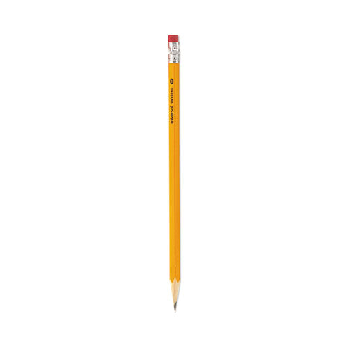Image of Universal #2 Woodcase Pencil, Hb (#2), Black Lead, Yellow Barrel, Dozen