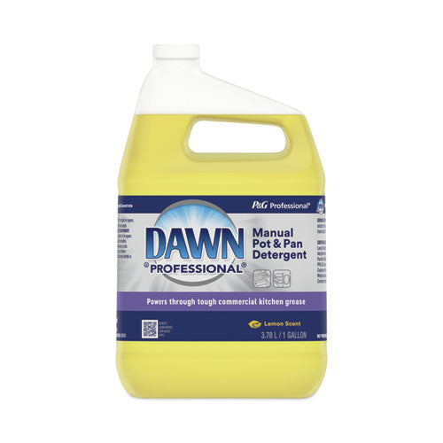 Image of Dawn® Professional Manual Pot/pan Dish Detergent, Lemon, 4/carton