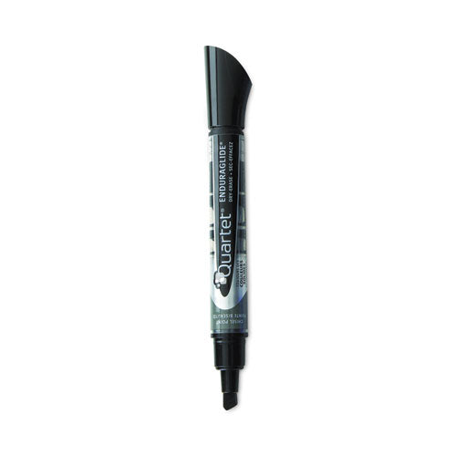 Image of Quartet® Enduraglide Dry Erase Marker, Broad Chisel Tip, Black, Dozen