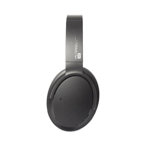 Image of Morpheus 360® SYNERGY HD Wireless Noise Cancelling Headphones Bluetooth Headset with Microphone, 4 ft Cord, Black
