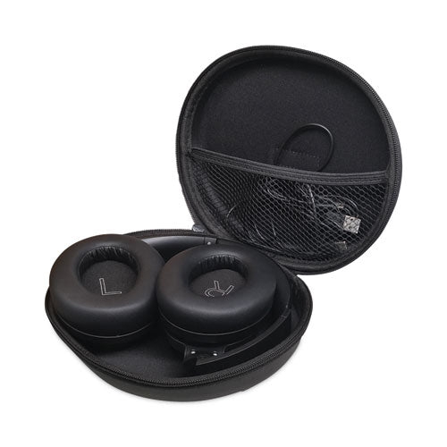 Image of Morpheus 360® SYNERGY HD Wireless Noise Cancelling Headphones Bluetooth Headset with Microphone, 4 ft Cord, Black