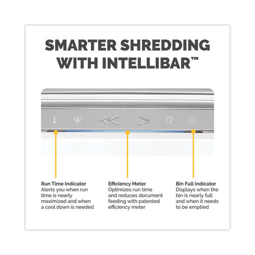 Image of Fellowes® Powershred LX200 Micro-Cut Shredder, 12 Manual Sheet Capacity, White