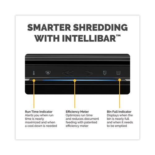 Image of Fellowes® Powershred LX200 Micro-Cut Shredder, 12 Manual Sheet Capacity, Black