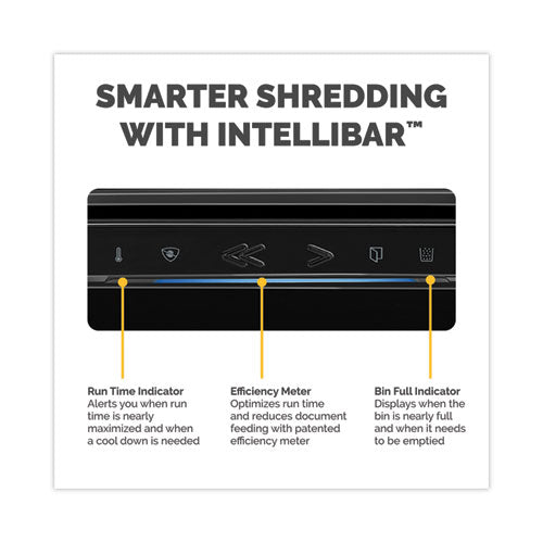 Image of Fellowes® Powershred LX210 Micro-Cut Shredder, 16 Manual Sheet Capacity, Black
