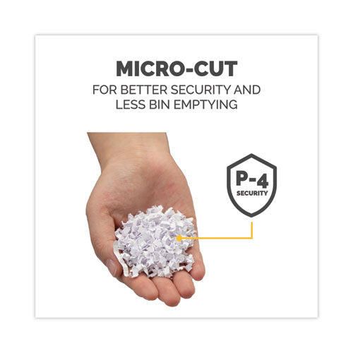 Image of Fellowes® Powershred LX200 Micro-Cut Shredder, 12 Manual Sheet Capacity, White