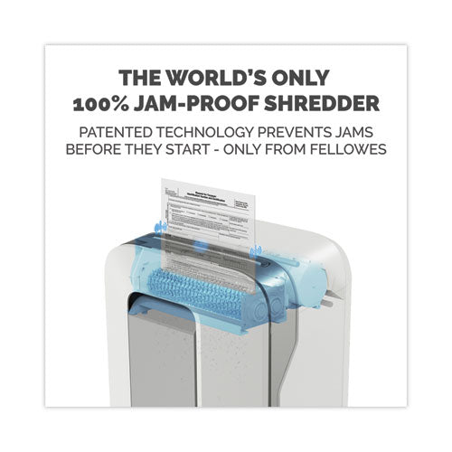 Image of Fellowes® Powershred LX200 Micro-Cut Shredder, 12 Manual Sheet Capacity, White