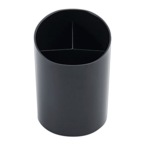 Image of Universal® Recycled Big Pencil Cup, Plastic, 4.38" Diameter x 5.63"h, Black