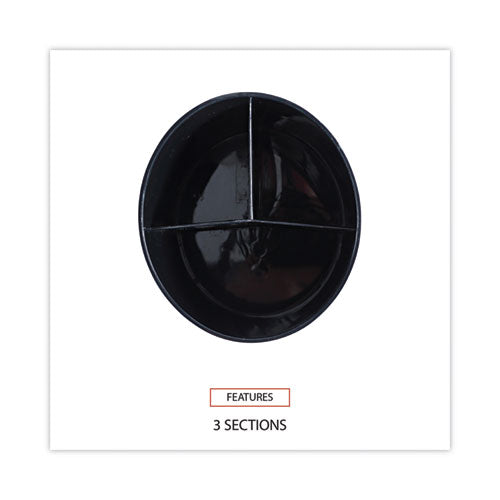 Image of Universal® Recycled Big Pencil Cup, Plastic, 4.38" Diameter x 5.63"h, Black