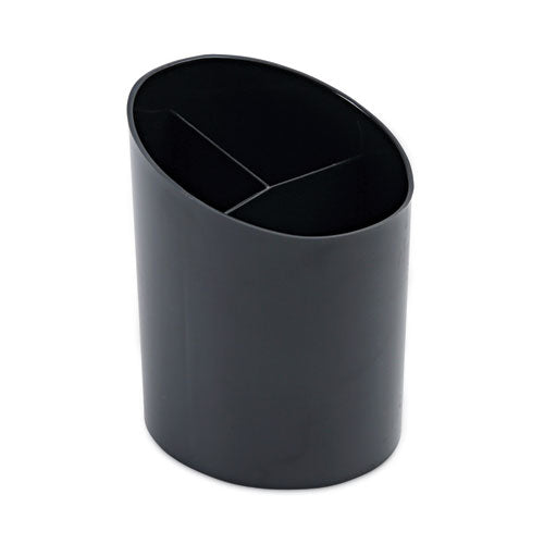 Image of Universal® Recycled Big Pencil Cup, Plastic, 4.38" Diameter x 5.63"h, Black