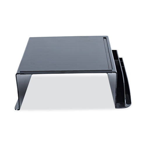 Image of Universal® Recycled Telephone Stand And Message Center, 12.25 X 10.5 X 5.25, Black