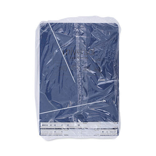 Image of Universal® Pressboard Hanging Binder, 2 Posts, 6" Capacity, 9.5 X 11, Blue
