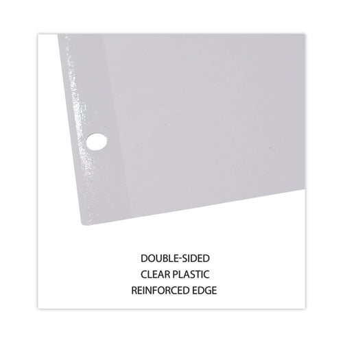 Image of Universal® Deluxe Write-On/Erasable Tab Index, 5-Tab, 11 x 8.5, White, Assorted Tabs, 1 Set