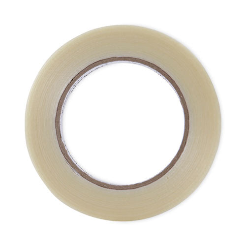 Image of Universal® 120# Utility Grade Filament Tape, 3" Core, 24 Mm X 54.8 M, Clear