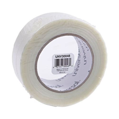 Image of Universal® 120# Utility Grade Filament Tape, 3" Core, 48 Mm X 54.8 M, Clear