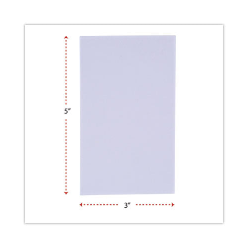 Image of Universal® Scratch Pad Value Pack, Unruled, 3 x 5, White, 100 Sheets, 180/Carton