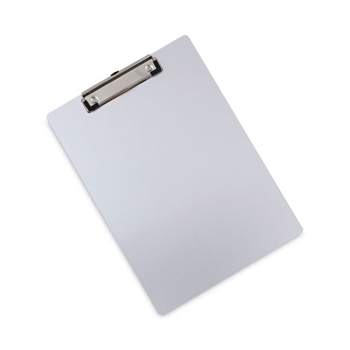Image of Universal® Aluminum Clipboard with Low Profile Clip, 0.5" Clip Capacity, Holds 8.5 x 11 Sheets, Aluminum