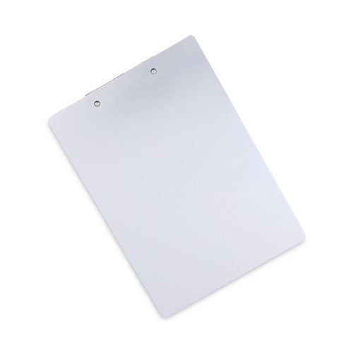 Image of Universal® Aluminum Clipboard with Low Profile Clip, 0.5" Clip Capacity, Holds 8.5 x 11 Sheets, Aluminum