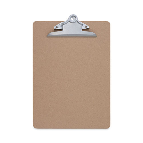 Image of Universal® Hardboard Clipboard, 1.25" Clip Capacity, Holds 8.5 x 11 Sheets, Brown