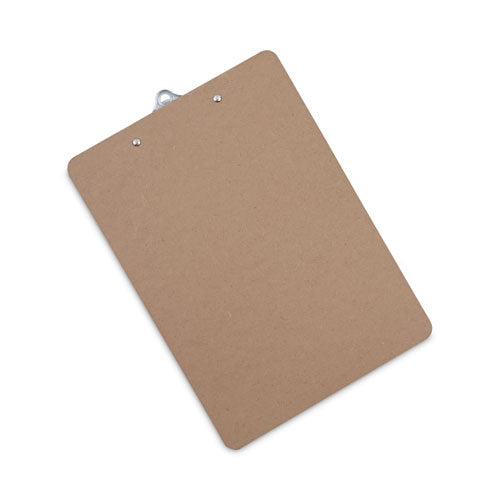 Image of Universal® Hardboard Clipboard, 1.25" Clip Capacity, Holds 8.5 x 11 Sheets, Brown