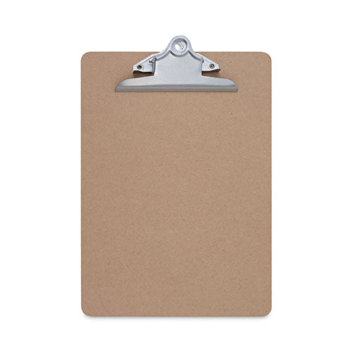 Image of Universal® Hardboard Clipboard, 1.25" Clip Capacity, Holds 8.5 x 11 Sheets, Brown, 3/Pack