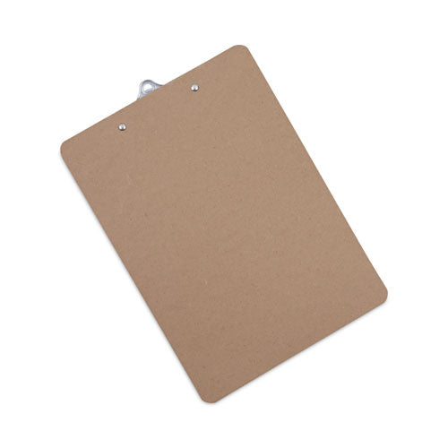 Image of Universal® Hardboard Clipboard, 1.25" Clip Capacity, Holds 8.5 x 11 Sheets, Brown, 3/Pack