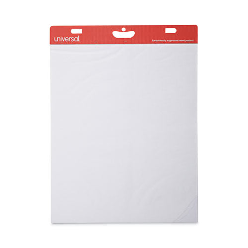 Image of Universal® Renewable Resource Sugarcane Based Easel Pads, Unruled, 27 x 34, White, 50 Sheets, 2/Carton