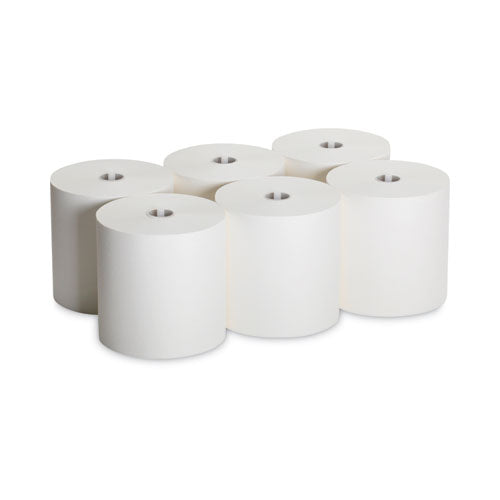 Image of Georgia Pacific® Professional Hardwound Roll Paper Towel, Nonperforated, 1-Ply, 7.87" x 1,000 ft, White, 6 Rolls/Carton