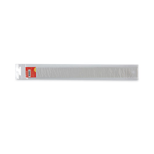 Image of Universal® Stainless Steel Ruler With Cork Back And Hanging Hole, Standard/metric, 12" Long