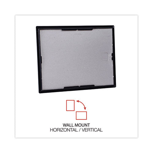 Image of Universal® All Purpose Document Frame, 8.5 x 11 Insert, Black, 3/Pack