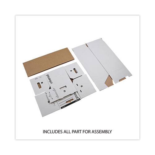 Image of Universal® Economy Storage Drawer Files, Letter Files, White, 6/carton