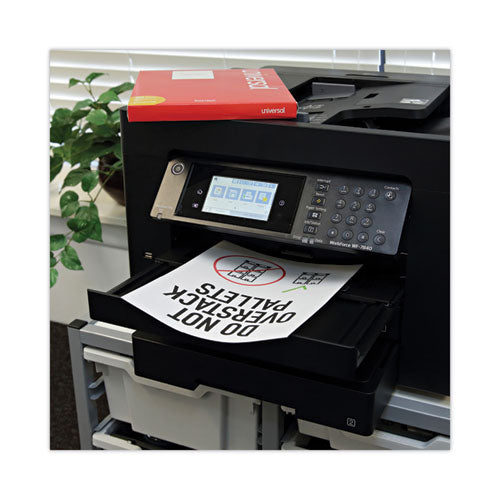 Image of Universal® Copier Mailing Labels, Copiers, 8.5 X 11, White, 100/box