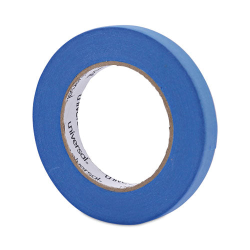 Image of Universal® Premium Blue Masking Tape With Uv Resistance, 3" Core, 18 Mm X 54.8 M, Blue, 2/pack