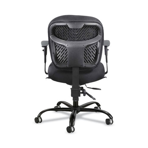 Image of Safco® Alday Intensive-Use Chair, Supports Up To 500 Lb, 17.5" To 20" Seat Height, Black