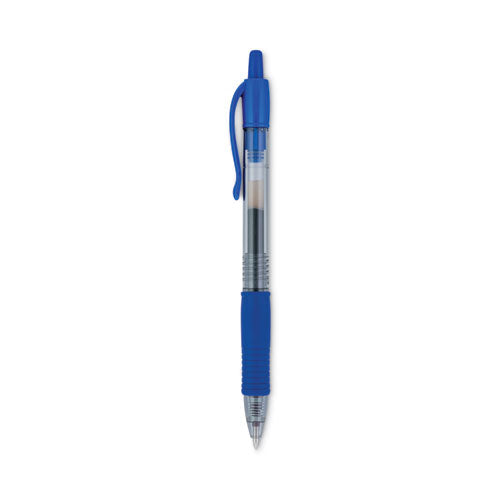 Image of Pilot® G2 Premium Gel Pen Convenience Pack, Retractable, Fine 0.7 mm, Black Ink, Smoke/Black Barrel, 36/Pack