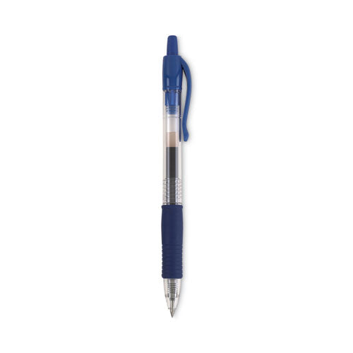 Image of Pilot® G2 Premium Gel Pen Convenience Pack, Retractable, Fine 0.7 mm, Black Ink, Smoke/Black Barrel, 36/Pack