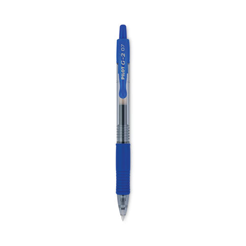Image of Pilot® G2 Premium Gel Pen Convenience Pack, Retractable, Fine 0.7 mm, Black Ink, Smoke/Black Barrel, 36/Pack