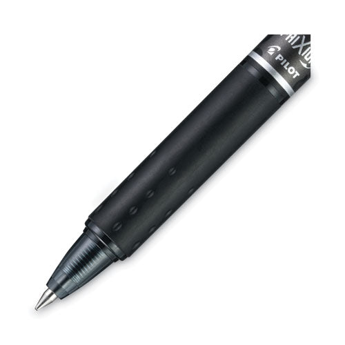 Image of Pilot® Frixion Clicker Erasable Gel Pen, Retractable, Fine 0.7 Mm, Black Ink, Black Barrel