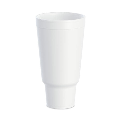 Image of Dart® J Cup Insulated Foam Pedestal Cups, 44 oz, White, 300/Carton