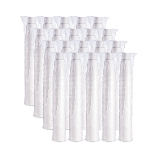 Image of Dart® J Cup Insulated Foam Pedestal Cups, 44 oz, White, 300/Carton