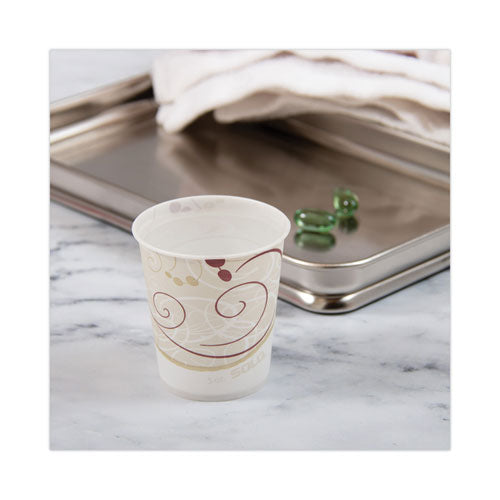 Image of SOLO® Symphony Design Paper Water Cups, 5 Oz, 100/pack
