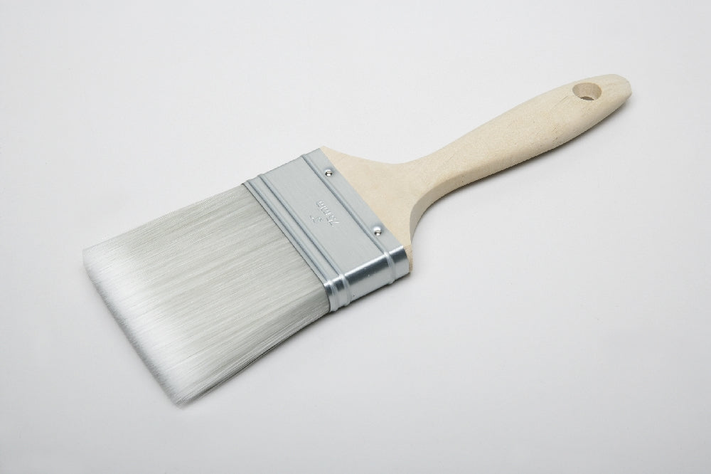 Image of Synthetic Filament Paint Brush, 3", Flat Sash