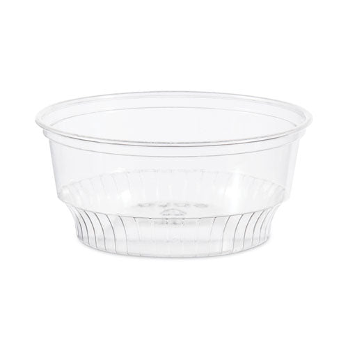 Image of SOLO® SoloServe Dome Cup Lids, Fits 5 oz to 8 oz Containers, Plastic, Clear, 50/Pack, 20 Packs/Carton