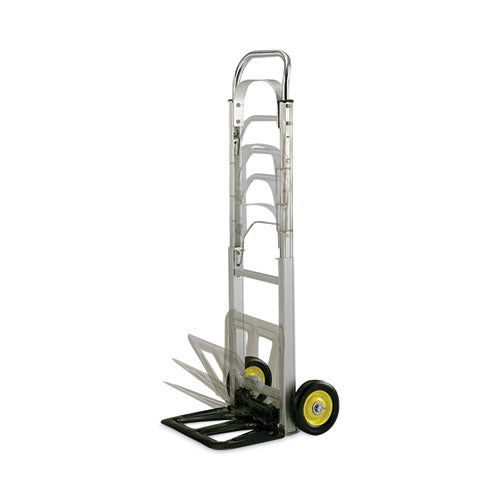 Image of Safco® HideAway Aluminum Hand Truck, 250 lb Capacity, 15.5 x 16.5 x 43.5, Aluminum