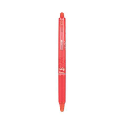 Image of Pilot® Frixion Clicker Erasable Gel Pen, Retractable, Fine 0.7 Mm, Red Ink, Red Barrel