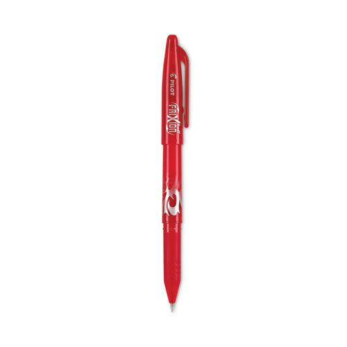 Image of Pilot® Frixion Ball Erasable Gel Pen, Stick, Fine 0.7 Mm, Red Ink, Red Barrel