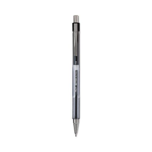 Image of Pilot® Better Ballpoint Pen, Retractable, Fine 0.7 Mm, Black Ink, Smoke Barrel, Dozen