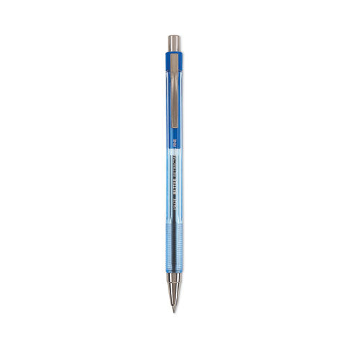 Image of Pilot® Better Ballpoint Pen, Retractable, Fine 0.7 Mm, Blue Ink, Translucent Blue Barrel, Dozen