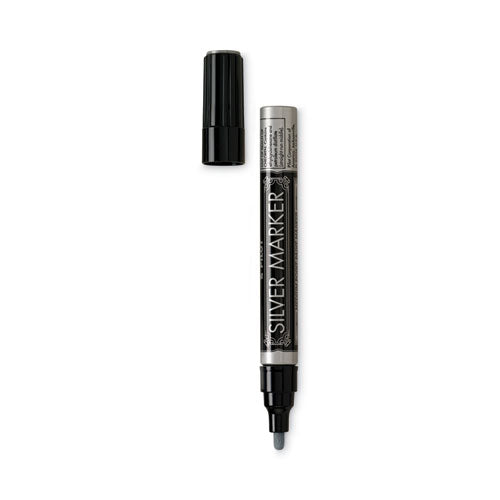 Image of Pilot® Creative Art And Crafts Marker, Medium Brush Tip, Silver