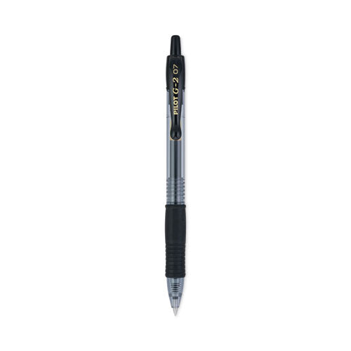 Image of Pilot® G2 Premium Gel Pen Convenience Pack, Retractable, Bold 1 mm, Black Ink, Smoke/Black Barrel, 36/Pack